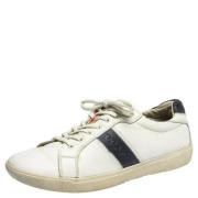 Prada Vintage Pre-owned Laeder sneakers White, Dam