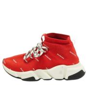 Balenciaga Vintage Pre-owned Laeder sneakers Red, Dam