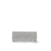 Benedetta Bruzziches Kristall Mesh Kate Clutch Gray, Dam