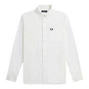 Fred Perry Casual Shirts White, Herr