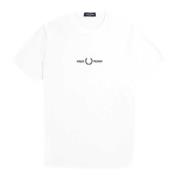 Fred Perry T-Shirts White, Herr