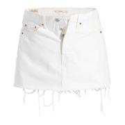 Levi's Midi Skirts White, Dam