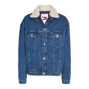 Tommy Jeans Winter Denim Jacka Blue, Herr