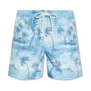 Palm Angels Badshorts Blue, Herr