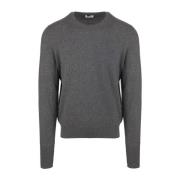 Fedeli Round-neck Knitwear Gray, Herr