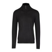 Fedeli Turtlenecks Black, Herr