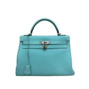 Hermès Vintage Pre-owned Laeder handvskor Blue, Dam