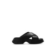 Vic Matié Mini Yoko platform mules Black, Dam