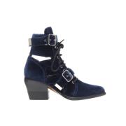 Chloé Pre-owned Pre-owned Nylon stvlar Blue, Dam