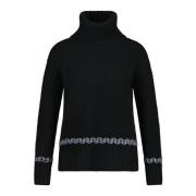 Kujten Turtlenecks Black, Dam