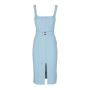 Elisabetta Franchi Midi Dresses Blue, Dam