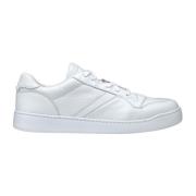 Doucal's Vita Läder Super Lätta Sneakers White, Herr