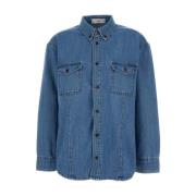 Dunst Denim Skjorta Blue, Dam