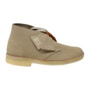 Clarks Lace-up Boots Beige, Dam