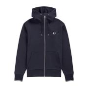 Fred Perry Blå Huva med Dragkedja Blue, Herr