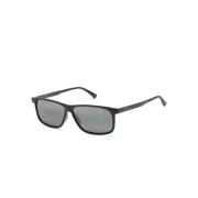 Maui Jim Svarta blanka solglasögon Black, Unisex