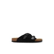 Birkenstock Zurich Tech slides Black, Herr