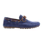 Floris van Bommel Champion Sailor Mockasin Skor Blue, Herr