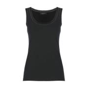 Fabiana Filippi Sleeveless Tops Black, Dam