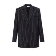 IRO Oversize-blazer i Hawat-stil Blue, Dam