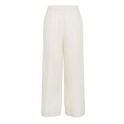 Seventy Wide Trousers Beige, Dam