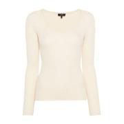 Theory V-neck Knitwear Beige, Dam