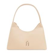 Furla Liten axelväska med diamanter Beige, Dam