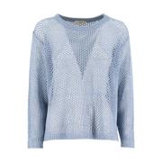 Panicale Round-neck Knitwear Blue, Dam