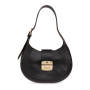 Furla Liten hobo-väska Black, Dam