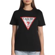 Guess T-Shirts Black, Dam