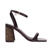 Guess High Heel Sandals Black, Dam