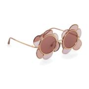 Dolce & Gabbana Special Edition Flower Solglasögon Pink, Dam