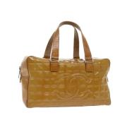 Chanel Vintage Pre-owned Laeder chanel-vskor Yellow, Dam