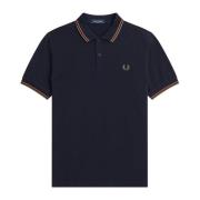 Fred Perry Polo Shirts Blue, Herr