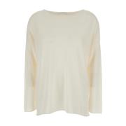 Allude Round-neck Knitwear White, Dam