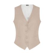 Kiton Vests Beige, Dam