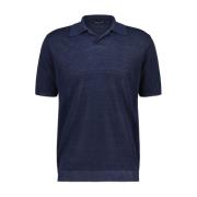 Roberto Collina Polo Shirts Blue, Herr