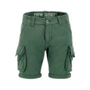 Alpha Industries Vintage Grön Cargo Crew Shorts Green, Herr