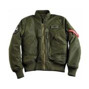 Alpha Industries Mörkgrön Engine Flight Bomberjacka Green, Herr