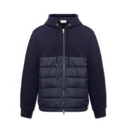 Moncler Hoodie med logotyp Blue, Herr