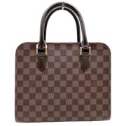 Louis Vuitton Vintage Pre-owned Canvas handvskor Brown, Dam