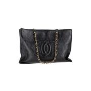 Chanel Vintage Pre-owned Laeder chanel-vskor Black, Dam