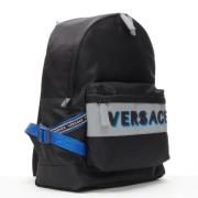 Versace Pre-owned Pre-owned Nylon ryggsckar Black, Dam