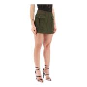 Dion Lee Short Skirts Green, Dam