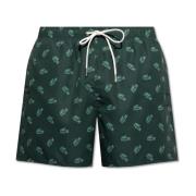 Lacoste Shorts med logomönster Green, Herr