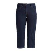 LauRie Cropped Jeans Blue, Dam