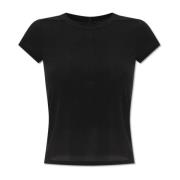 Rick Owens Beskuren Level T T-shirt Black, Dam