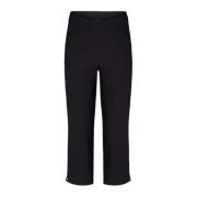 LauRie Cropped Trousers Black, Dam