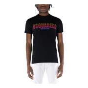 Dsquared2 Stilren Fit T-Shirt Modello Black, Herr