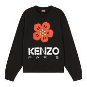Kenzo Svart Boke Flower Sweatshirt Black, Herr